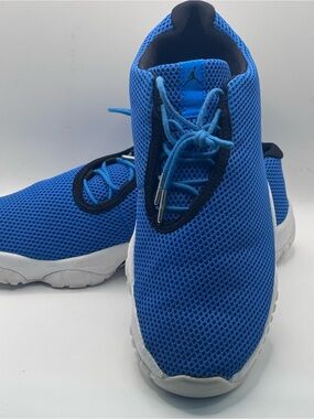 NIKE AIR JORDAN Future Low Photo Blue Basketball Sneakers Men's Shoes Sz 9, EUC